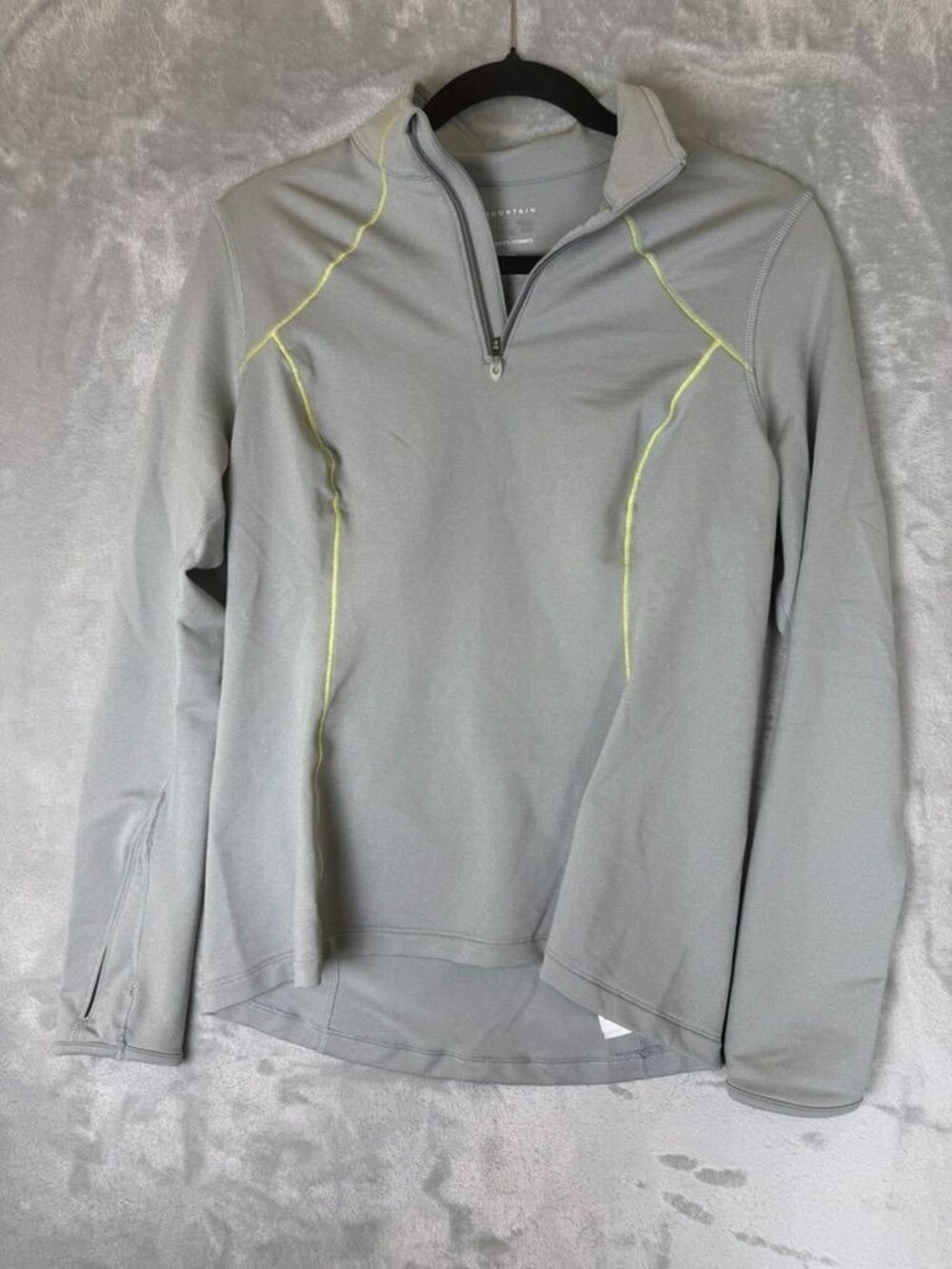 MOUNTAIN Hardwear Quarter Zip Pullover Womens‎ Medium Gray Athletic